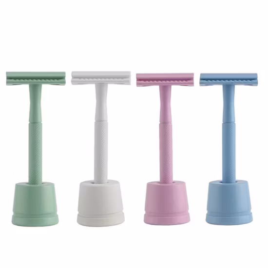 Custom Safety Straight Razor Holder Bathroom Metal Safety Razor Stand